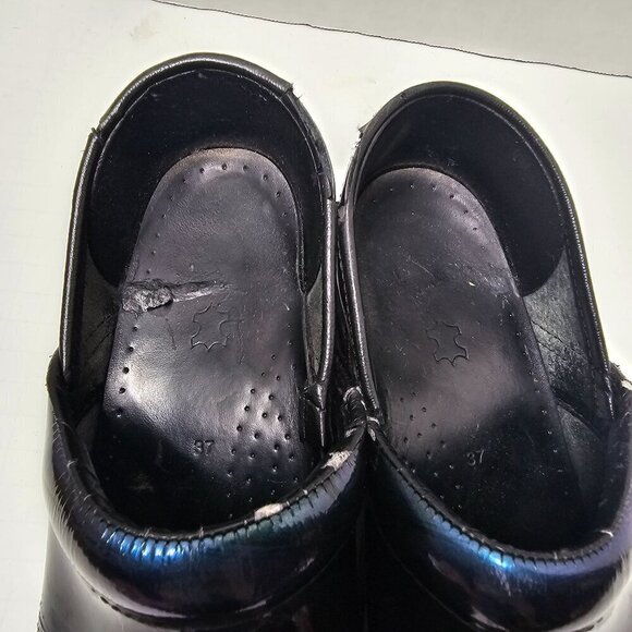 Dansko Professional Metallic Blue Clog Slip On Nurse Shoes size 7 - Picture 5 of 14